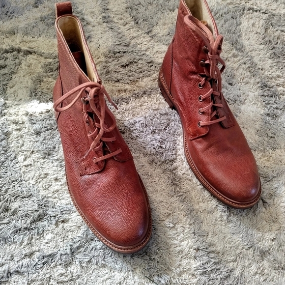 ugg Selwood Scotch Grain lace up Chelsea Boots sz 11 - Picture 2 of 8